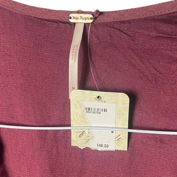 Free People Women’s Sz Medium Weila Romper New NWT Linen Embroidered Shorts - Picture 4 of 8